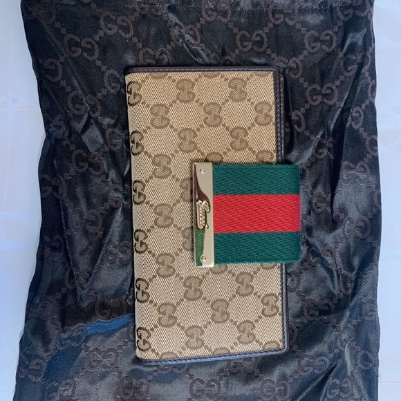 Authentic Gucci Monogram Continental Ebony Wallet - Picture 3 of 10
